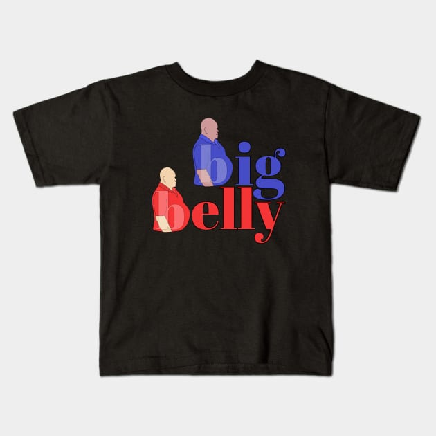 Big Belly Kids T-Shirt by DiegoCarvalho